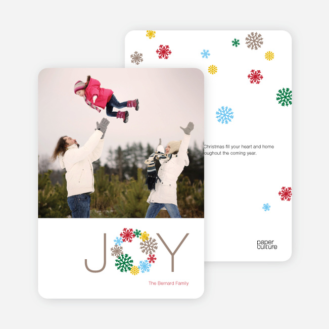 Wreath of Joy Christmas Card - Multi