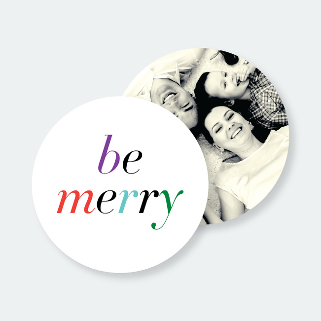 Eat, Drink and Be Merry Coasters - Multi