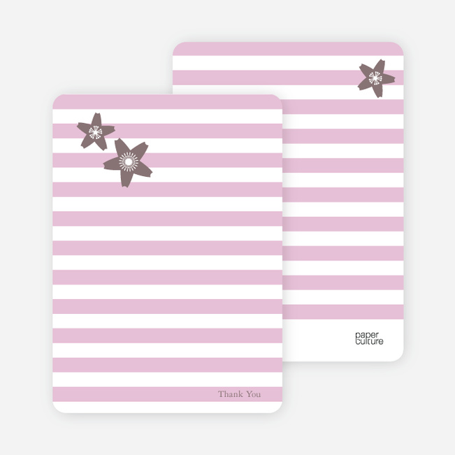 Stationery: ‘Floral Bridal Shower’ cards. - Cotton Candy Pink