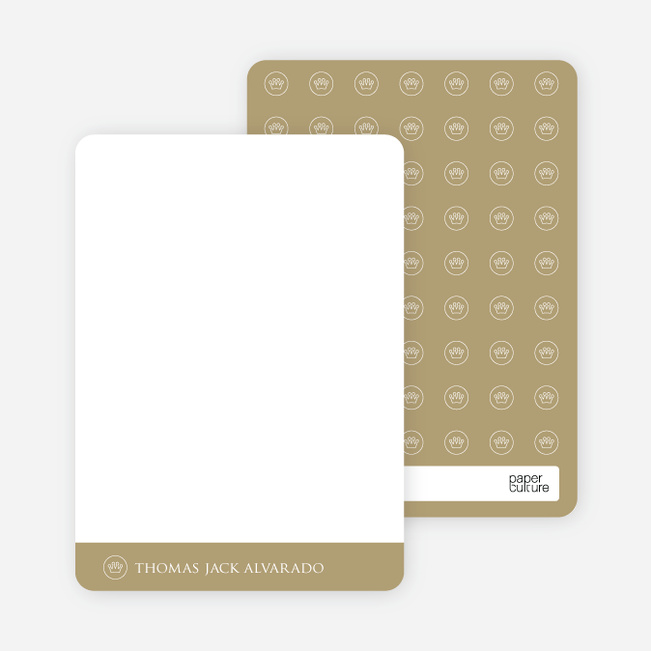 Notecards for the ‘Studio Series’ cards. - Light Brown