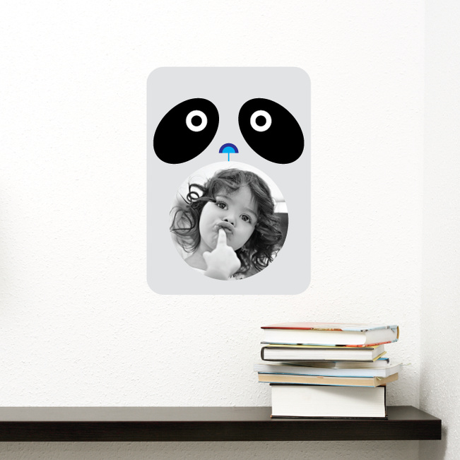 Panda Photo Wall Stickers - Black