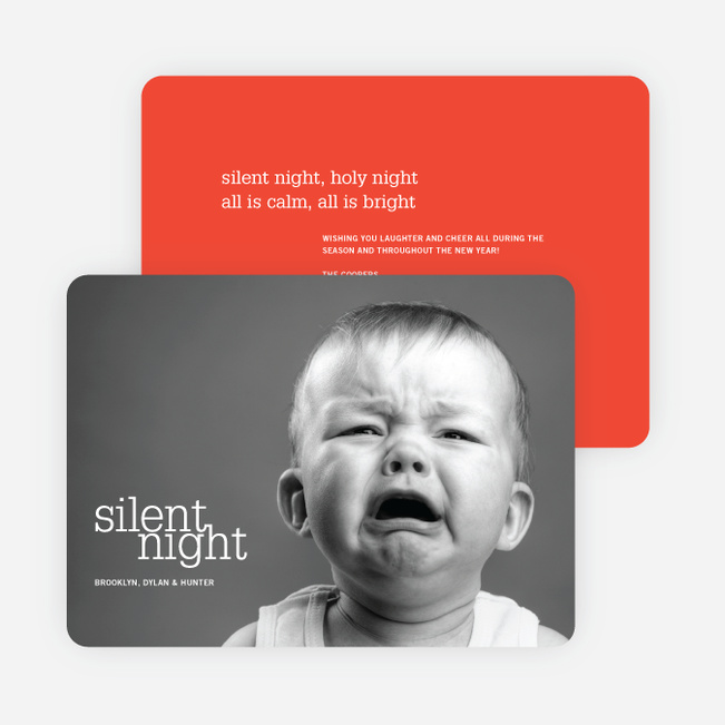 Not So Silent Night Cards - Red