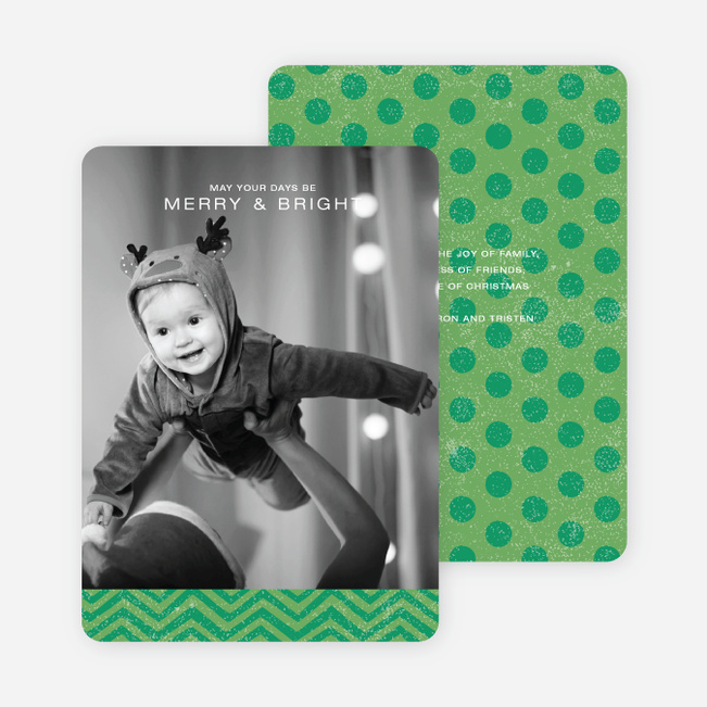 Charming Holiday Cards - Green