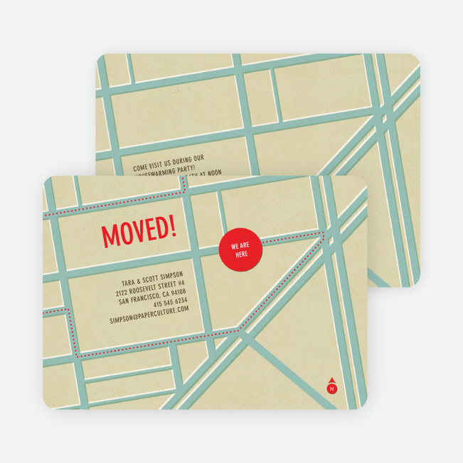 Moving Map Moving Announcements - Blue Pavement