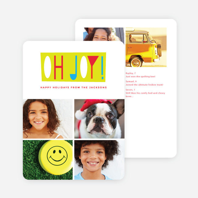 Oh Joy Holiday Cards - Red
