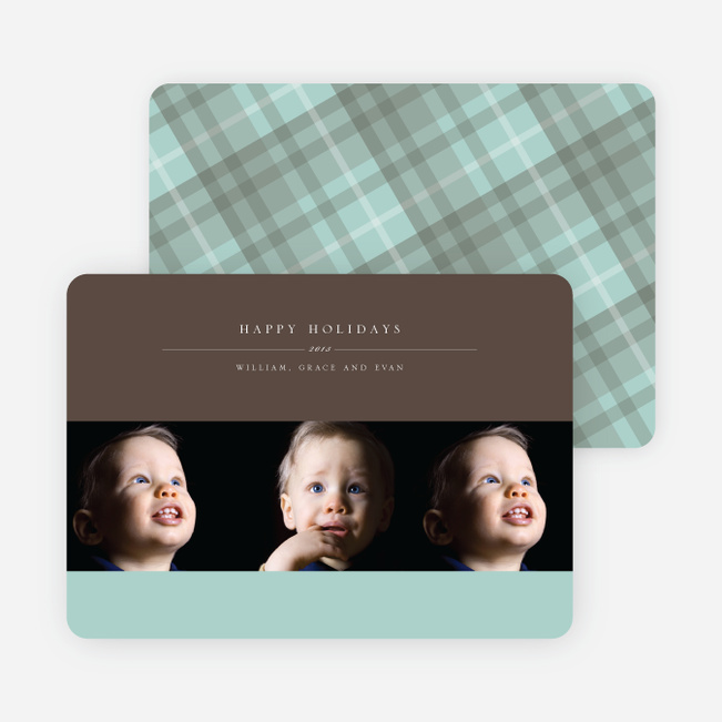 3 Photo Cards: Photographer Studio Triple - Mint