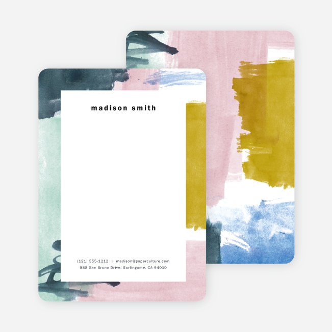 Watercolor Inspiration Stationery - Multi