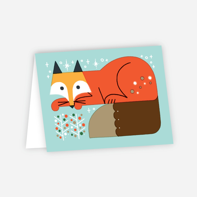 Vintage Fox Holiday Cards - Multi