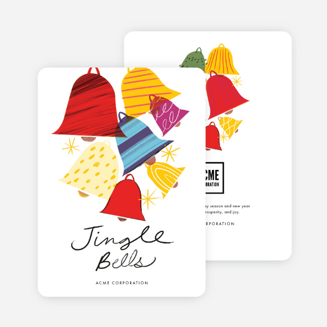 Bells & Whistles Corporate Holiday Cards - Multi