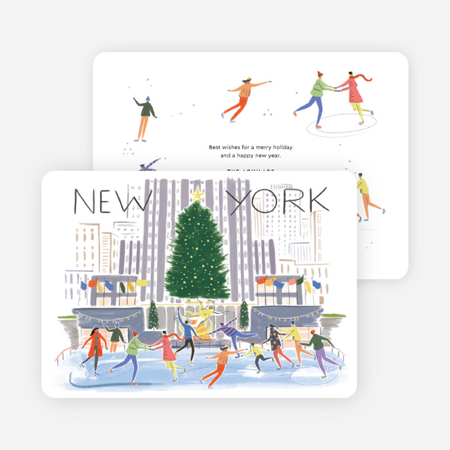 New York Scene Holiday Cards - Multi