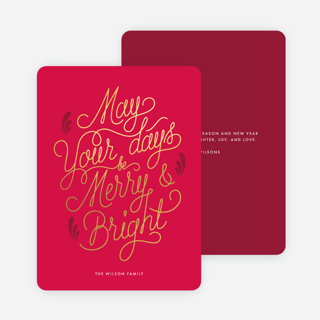 Extra Special Holiday Cards - Red