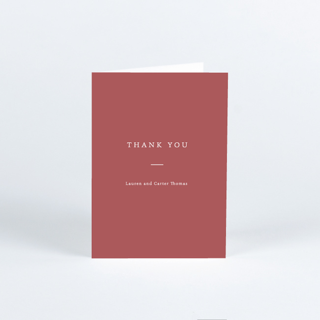 Devotion Wedding Thank You Cards - Pink