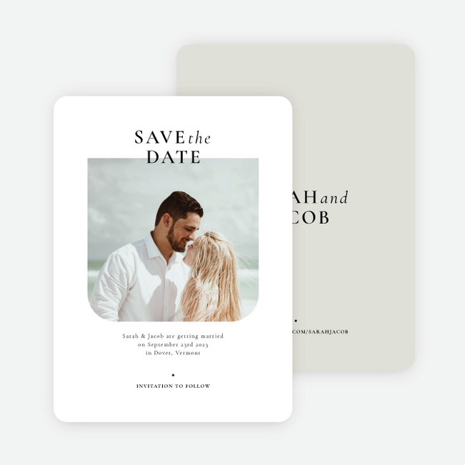 Winning Combination Save the Date Cards - Beige
