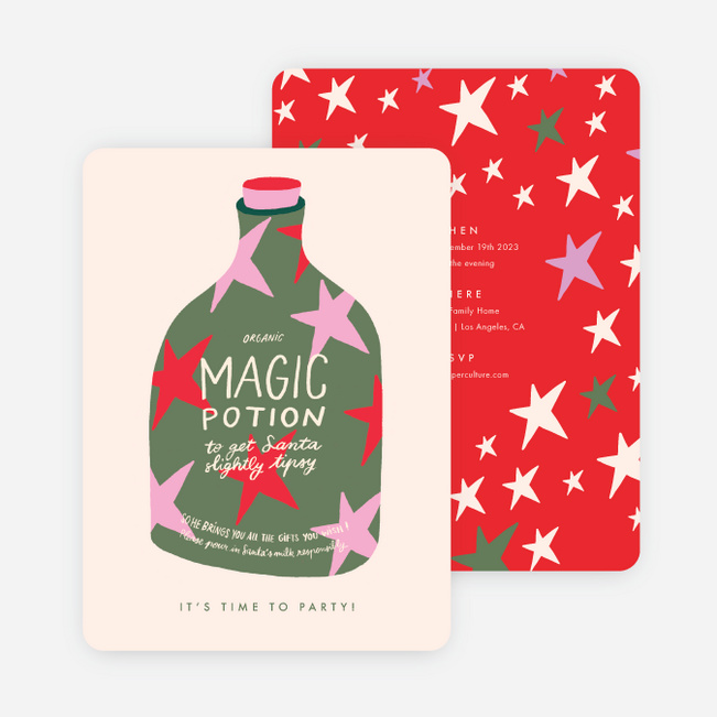 Magical Potion Holiday Invitations - Multi