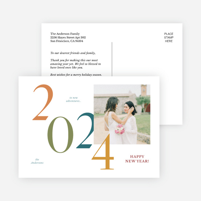 Charming Adventure New Year Cards and Invitations - Multi