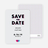 3D Save the Date Cards - Grey