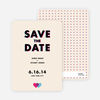 3D Save the Date Cards - Orange