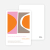 Abstract Art Party Invitations - Sunset Pink
