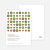 Abstract Party Invitations - Strawberry Lemonade