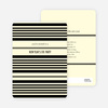 Abstract Stripes New Year’s Invitations - Ecru