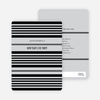 Abstract Stripes New Year’s Invitations - Pewter