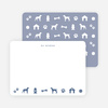 Adorable Dog Stationery - Blue