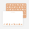 Adorable Dog Stationery - Orange