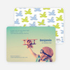 Airplane Birthday Invitation - Sapphire