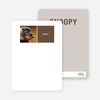 All Square Personalized Photo Note Cards - Charcoal