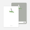 Alphabet Animals A Alligator Monogram Stationery - Asparagus
