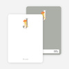 Alphabet Animals J Jellyfish Monogram Stationery - Carrot