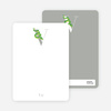 Alphabet Animals V Viper Monogram Stationery - Jade Green