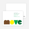 Alphabet Furniture Moving Announcements - Forest Green