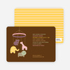 Animal Mobile Baby Shower Invitations - Cotton Candy