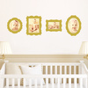 Antique Photo Frame Wall Decals - Yellow