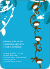 Monkey Business Birthday Invitation - Sky Blue