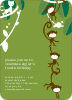 Monkey Business Birthday Invitation - Simple Green