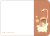 Note Cards: ‘Hippo in the Tub’ cards. - Cinnamon