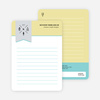 Artistic Tools Personal Stationery - Yellow