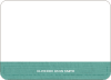 Note Cards: ‘Fabric of Life Announcements’ cards. - Turquoise