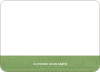 Note Cards: ‘Fabric of Life Announcements’ cards. - Asparagus