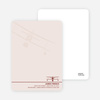 Aviator Custom Stationery for Airplane Fanatics - Blush
