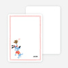Babe Woof: Baseball Themed Stationery - Red Shirt