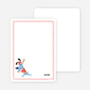 Babe Woof: Baseball Themed Stationery - Red Shirt