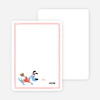 Babe Woof: Baseball Themed Stationery - Red Shirt
