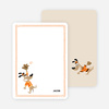 Babe Woof: Baseball Themed Stationery - Papaya