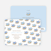 Baby Bird Shower Invitation - Sky Blue