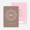 Baby Icon Burst Baby Shower Invitations - Pink Creampuff