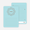 Baby Icon Burst Matching Thank You Cards - Boy Blue