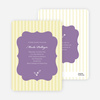 Baby Pin Shower Invitation - Yellow